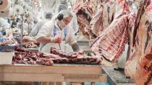 China has suspended imports from four Australian beef processors. 