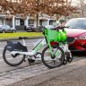 Lime’s “Gen4” e-bike and e-scooters on the streets of Melbourne.