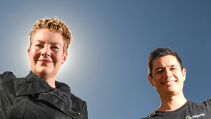 Maia Schweizer,COO  Sundrive, and Vince Allen, founder and CEO