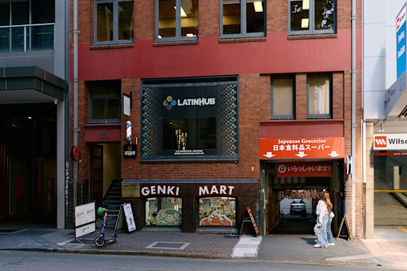 Spot the Genki Mart sign on Charlotte Street and you've found Say Hi.