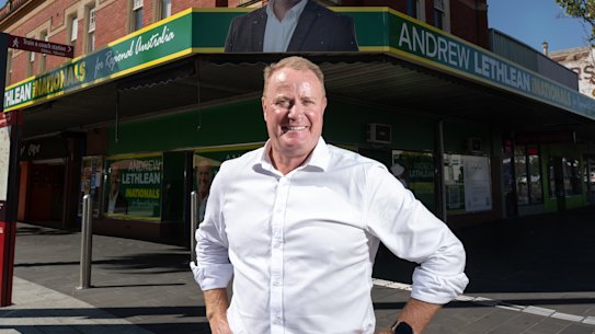 Andrew Lethlean is seeking to be the National Party candidate to take on Jacinta Allan in November’s state election.