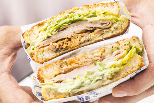 The Cubano is Nico’s most labour-intensive sandwich, involving several days of brining, smoking and steaming meats.