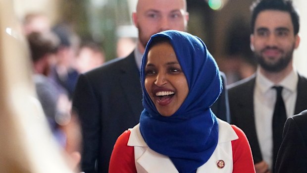 US Representative Ilhan Omar.