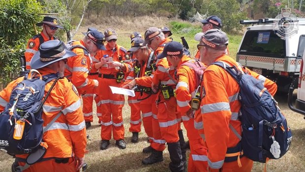 More than 100 people were involved in the five-day search, including numerous SES volunteers.