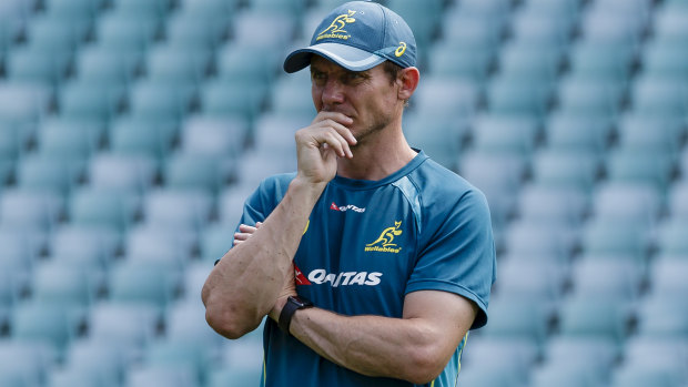 The Wallabies are looking for a new attacking coach after Stephen Larkham was let go.