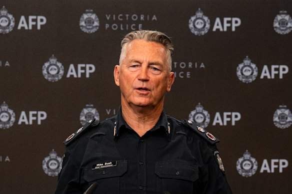 Victoria Police Chief Commissioner Mike Bush