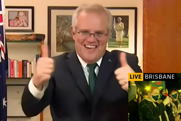 Prime Minister Scott Morrison welcoming the news.