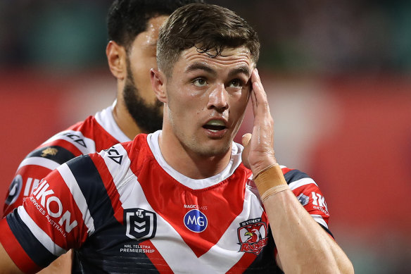 Kyle Flanagan was cut loose just 12 months after arriving as a high-profile Roosters signing.