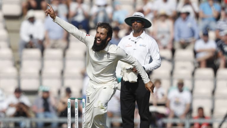 England's Moeen Ali did all the damage for his side.