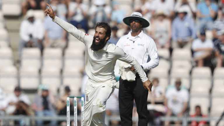 England's Moeen Ali did all the damage for his side.