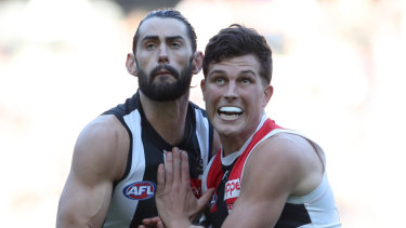 Brodie Grundy and Rowan Marshall.