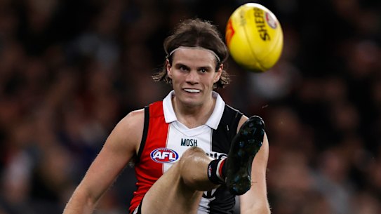 St Kilda’s Hunter Clark.