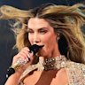 Delta Goodrem performs her song Eclipse during the final of the 70th Eurovision song contest.