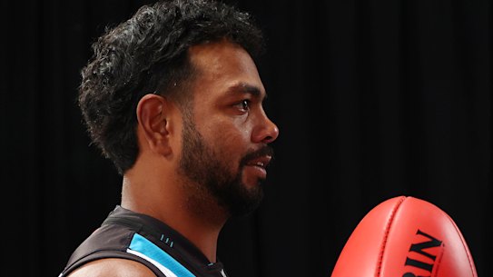 Port Adelaide say they’re trying to support and protect Willie Rioli.