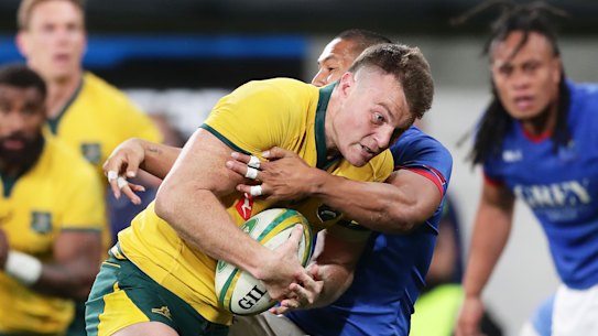 Jack Dempsey returns to the Australian back row line up in his World Cup debut. 