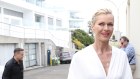 Lachlan and Sarah Murdoch at the couple's 20th anniversary party at Bondi Icebergs on Friday.