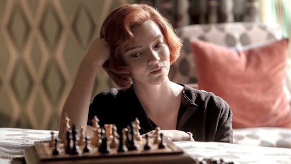 Anya Taylor-Joy plays orphaned chess prodigy Beth Harmon in Netflix drama <i>The Queen's Gambit<i>.