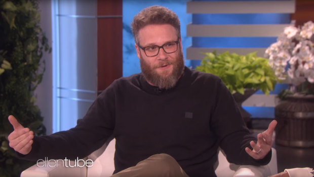 Seth Rogen says he knew about Stormy Daniels' claims ten years ago.