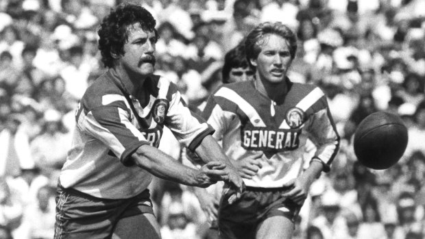 Bulldog spirit: Pickup played his last game for Canterbury in the 1979 grand final defeat to St George.