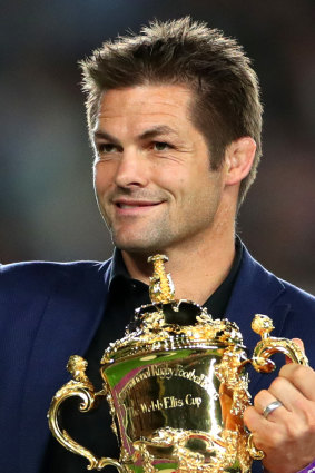Richie McCaw at the World Cup in Japan last year.