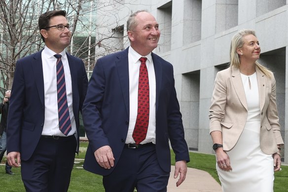 Barnaby Joyce is once again leader of the Nationals.