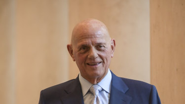 Solomon Lew, Myer's largest shareholder.
