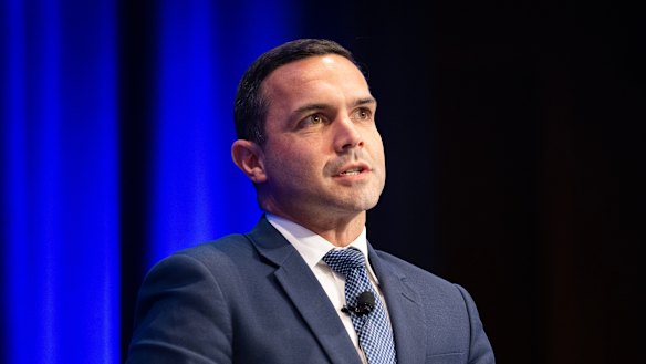 Shadow minister for cybersecurity Aaron Violi used AI in a speech in 2023 as a call to action.
