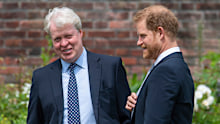 Charles Spencer and Prince Harry 