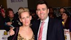 Marie-France van Heel and incoming UK prime minister Andy Burnham.