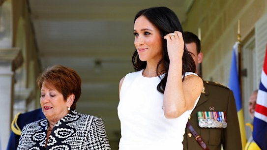 Meghan's first fashion choice on tour crashes website