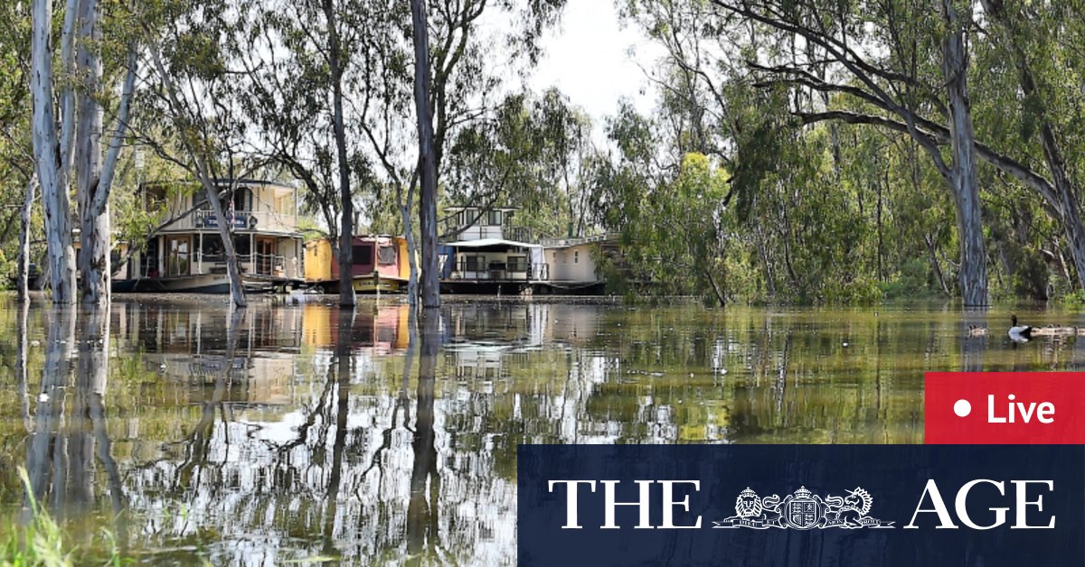 Victoria floods LIVE updates Waters rise at Echuca, Kerang; Road to