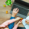 Working from home meant the number of people using parents to care for their children has fallen.
