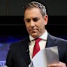Brought to book? Treasurer Jim Chalmers at the National Press Club. 
