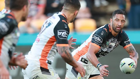 Benji sinks in the boot as Tigers take down Storm. Again