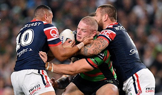 Ministry of defence: Inside the Roosters' tackling factory