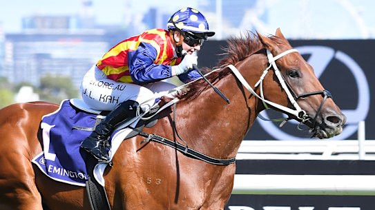 Jamie Kah will reunite with Nature Strip in the Lightning Stakes.
