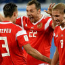 Russia on brink of next stage, Egypt's Cup in tatters