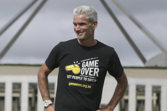 Craig Foster is the front man for the #RacismNOTWelcome campaign created by the Inner Western Multicultural Council.