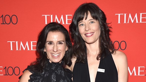 Jodi Kantor, left, and Megan Twohey attend the Time 100 Gala celebrating the 100 most influential people in the world in New York in 2018. 