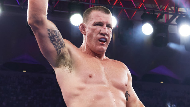 Rising Australian heavyweight Justis Huni has welcomed Paul Gallen’s challenge.