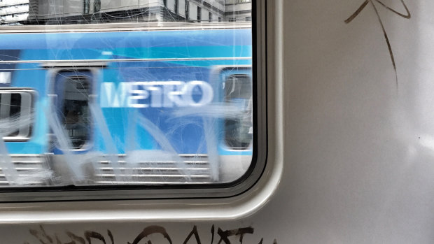 Metro paid $30,000-plus to clean-up tagging on its trains.