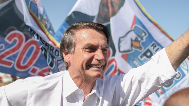 Jair Bolsonaro, Brazilian presidential candidate for the Social Liberal Party.