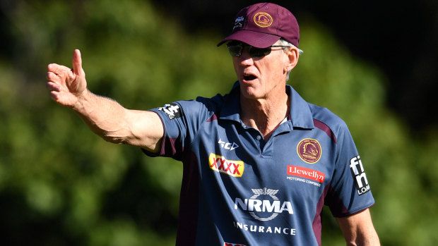 Frustrated: Wayne Bennett is keen to see out his contract but it has been reported the Broncos are keen to replace him next year.