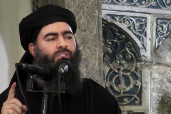 Former Islamic State leader Abu Bakr al-Baghdadi.