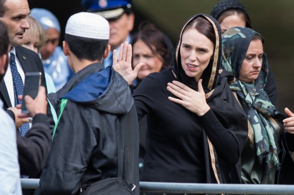 Jacinda Ardern helped her nation heal after the Christchurch massacre.