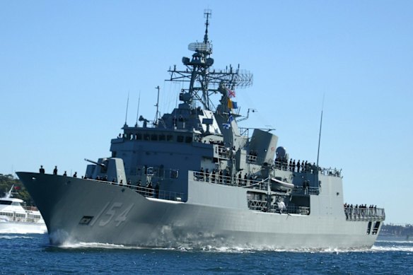 The Australian Navy’s Anzac-class frigate.
