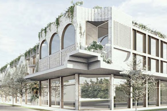 The latest architectural drawings of a development planned for 187-193 Oxford Street, Bulimba.