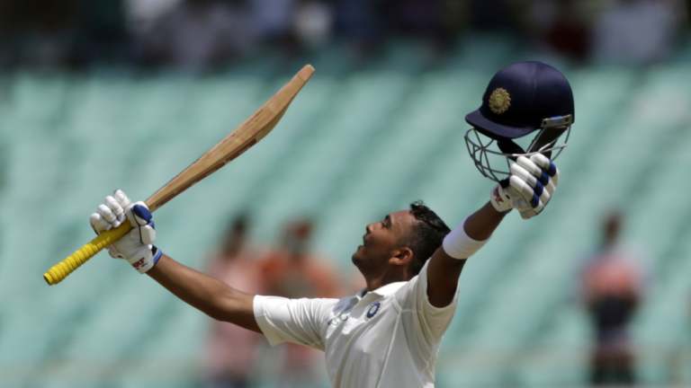 Indian young gun Prithvi Shaw.