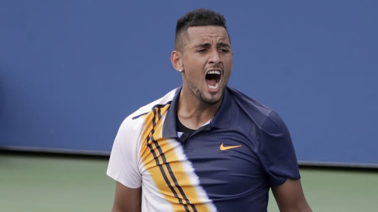 Explosive: Kyrgios and Federer have staged some epic recent battles.