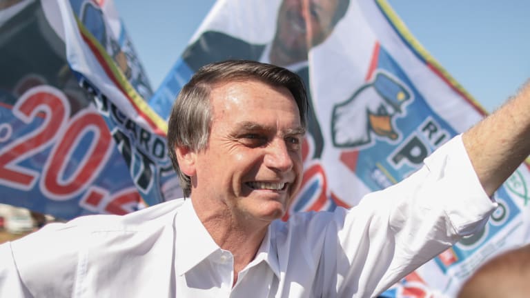 Jair Bolsonaro, Brazilian presidential candidate for the Social Liberal Party.
